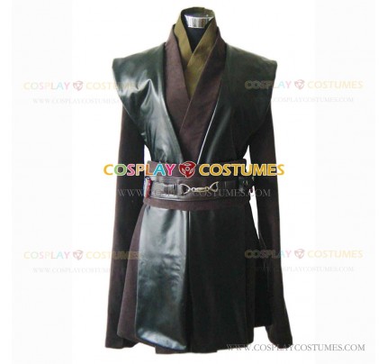 Anakin Skywalker Costume for Star Wars Cosplay Leather Suit