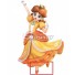 Super Smash Bros. Super Mario Princess Daisy Orange Cosplay Shoes