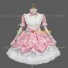 Classic Sweet Love Pink Lolita Dress Ruffle Bow Tiered Dress