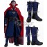 Marvel Doctor Strange Stephen Steve Vincent Strange Blue Shoes Cosplay Boots