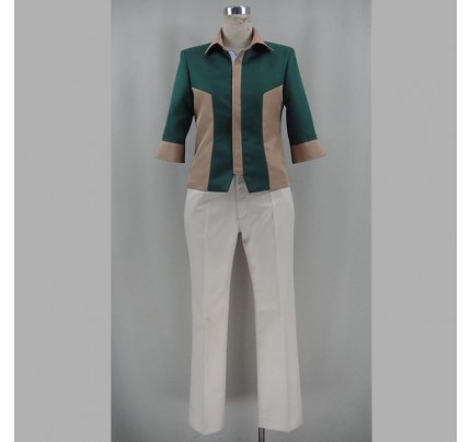 Chivalry Of A Failed Knight Ikki Kurogane Cosplay Costume (with Green )