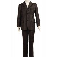 Doctor Who Brown Pinstripe Cosplay Costume