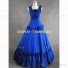 Victorian Southern Belle Little Women Ball Gown Prom Dress Blue