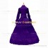 Gothic Lolita Victorian Rococo Stage Long Luxury Dark Purple Dress Ball Gown