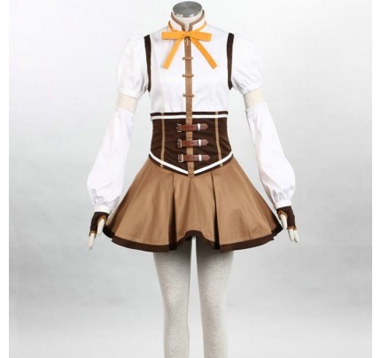 Puella Magi Madoka Magica Tomoe Mami Cosplay Costume