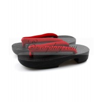 Inu x Boku SS Ririchiyo Shirakiin Witch Clog Geta Red Cosplay Shoes