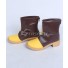 Touken Ranbu Ichigo Hitofuri Yellow Brown Shoes Cosplay Boots