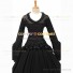 Southern Belle Retro Gothic Lolita Falbala Evening Ball Gown Black Dress