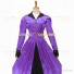 Retro Victorian Classic Turtle Neck Stage Purple Long Dress Ball Gown