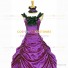 Steampunk Southern Belle Saloon Girls Theater Ruffles Purple Dress Evening Gown