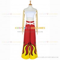 Titania Erza Scarlet Costume for Fairy Tail Cosplay Top  + Pants