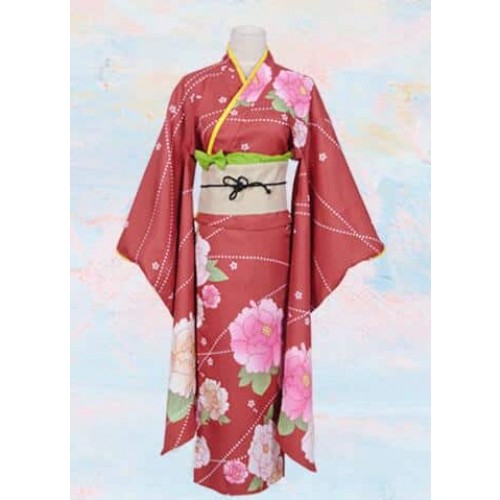 Kantai Collection KanColle Katori Kimono Cosplay Costume