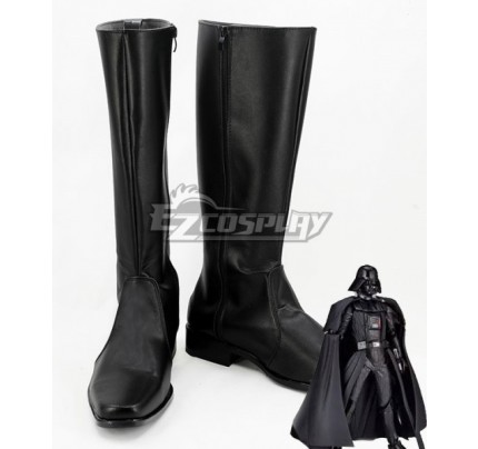 Star Wars Darth Vader Black Shoes Cosplay Boots
