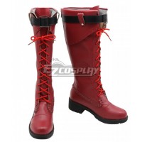 My Hero Academia Boku no Hero Akademia Ochako Uraraka Halloween Red Shoes Cosplay Boots