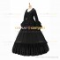 Southern Belle Retro Gothic Lolita Falbala Evening Ball Gown Black Dress