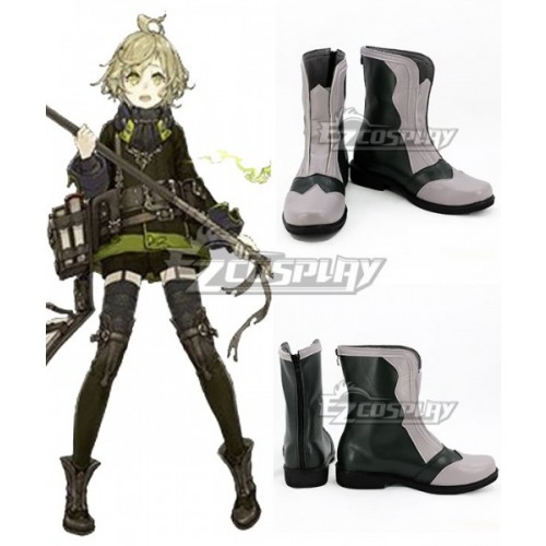 SINoALICE Pinocchio Crusher Black Light Purple Shoes Cosplay Boots