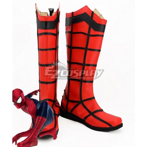 Marvel Spider-Man: Homecoming Peter Parker Red Black Shoes Cosplay Boots