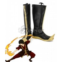 Avatar: The Last Airbender Zuko Black Shoes Cosplay Boots