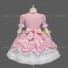 Classic Sweet Love Pink Lolita Dress Ruffle Bow Tiered Dress