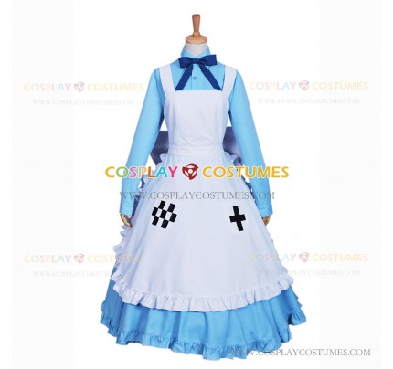 Hetalia Cosplay Axis Powers Costume Nyotalia United Kingdom Maid Dress