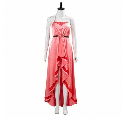Final Fantasy VII Remake Aerith Honeybee Inn Pink Dress Cosplay Costume