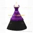 Reenactment Gothic Lolita Civil War Victorian Ball Gown Purple Dress