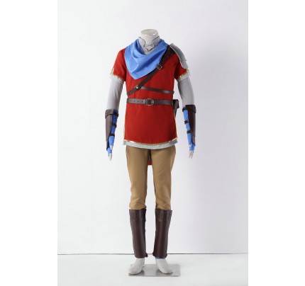 The Legend Of Zelda Hyrule Warriors Link Red Cosplay Costume