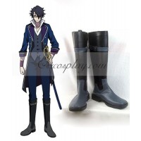 K Fushimi Salomuko Black Shoes Cosplay Boots