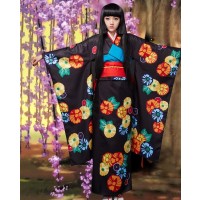 Hell Girl Jigoku Shoujo Girl From Hell Ai Enma Kimono Cosplay Costume