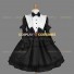 Elegant Gothic Lolita Dress Black and White Ruffle Bow Tiered Dress