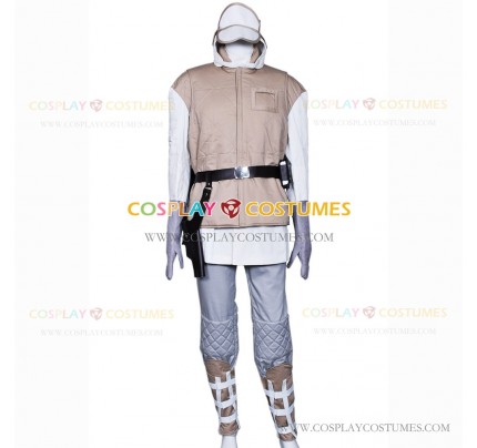 Luke Skywalker Costume for Star Wars Cosplay Hoth Rebel Soldier Trooper Uniform