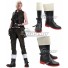 Final Fantasy XV Prompto Argentum Black and White Shoes Cosplay Boots