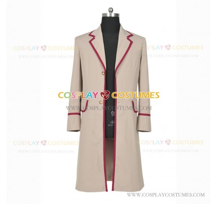 Dr Peter Davison for Doctor Who Cosplay 5th Fifth Trench Coat