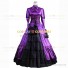 Gothic Steampunk Medieval Fantasy Theatrical Premium Quality Costume Dress Purple