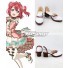 Lovelive! Sunshine!! Ruby Kurosawa White Valentine's Day Card White Cosplay Shoes