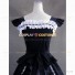 Antique Victorian Fairytale Gown Fancy Dress Stage Dress Black