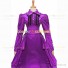 Victorian Gothic Lolita Reenactment Rococo Southern Belle Purple Ball Gown Dress