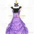 Steampunk Southern Belle Saloon Girls Theater Ruffles Light Purple Dress Evening Gown