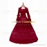 Gothic Lolita Victorian Rococo Stage Long Luxury Red Dress Ball Gown