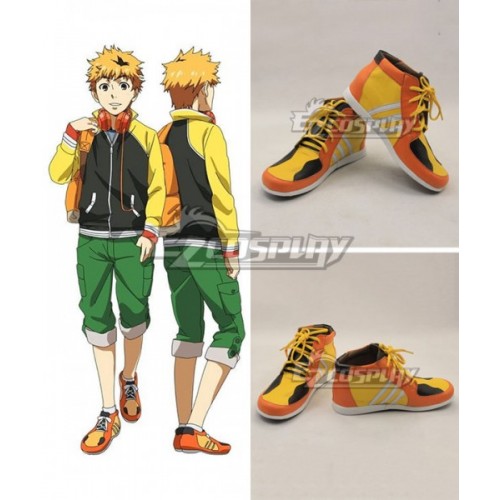 Tokyo Ghoul Tokyo Guru √A Nagachika Hideyoshi Yellow Cosplay Shoes