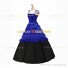 Reenactment Gothic Lolita Civil War Victorian Ball Gown Blue Dress