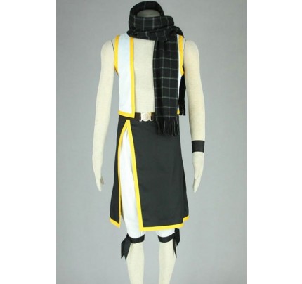 Fairy Tail Natsu Dragneel Cosplay Costume - 2nd Edition