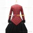 Civil War Country Lolita Victorian Masquerade Theme Red Ball Gown Dress