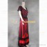 Rose Costume for Titanic Cosplay Red Lace Dress