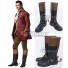 Disney Beauty and The Beast Gaston Movie 2017 Black Shoes Cosplay Boots