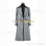 Dr Tom Baker Costume for Doctor Who 4th Fourth Cosplay Gray Trench Coat