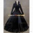 Renaissance Style Steampunk Coat Dress Ball Gown Black