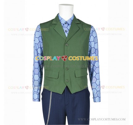Batman Cosplay The Joker Costume Shirt + Vest