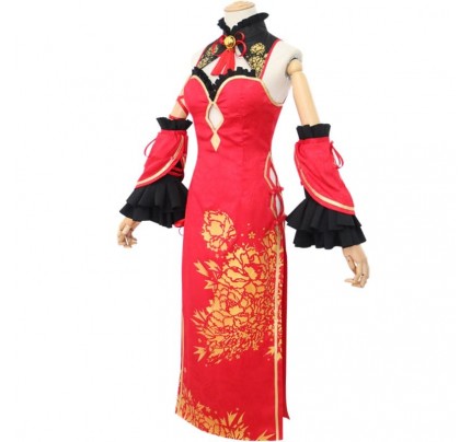 Date A Live Kurumi Tokisaki Cheongsam Cosplay Costume