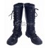 Kingdom Hearts III Riku Black Shoes Cosplay Boots